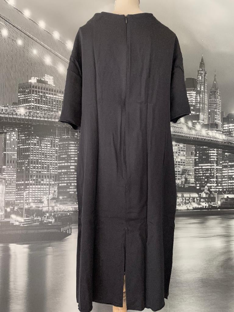 Kleed jurk met boothals Just in Case 42, Kleding | Dames, Jurken, Verzenden, Zwart, Maat 42/44 (L), Zo goed als nieuw