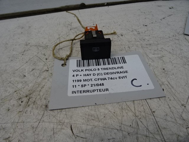 SCHAKELAAR Volkswagen Polo V (6R) (6R0959621), Gebruikt, Volkswagen