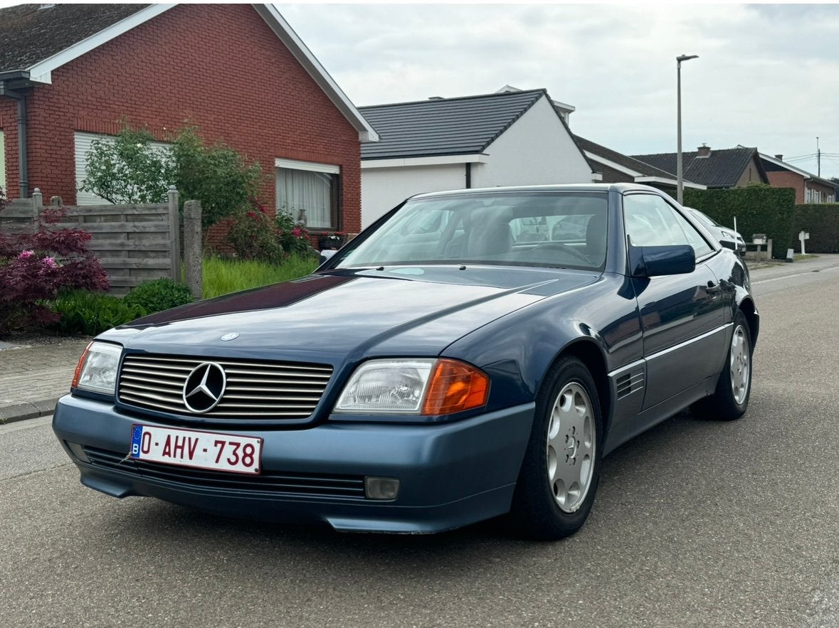 Mercedes SL 300 Cabriolet automatique 152.000km 02.1992., Autos, Cuir, Achat, Entreprise, Carnet d'entretien