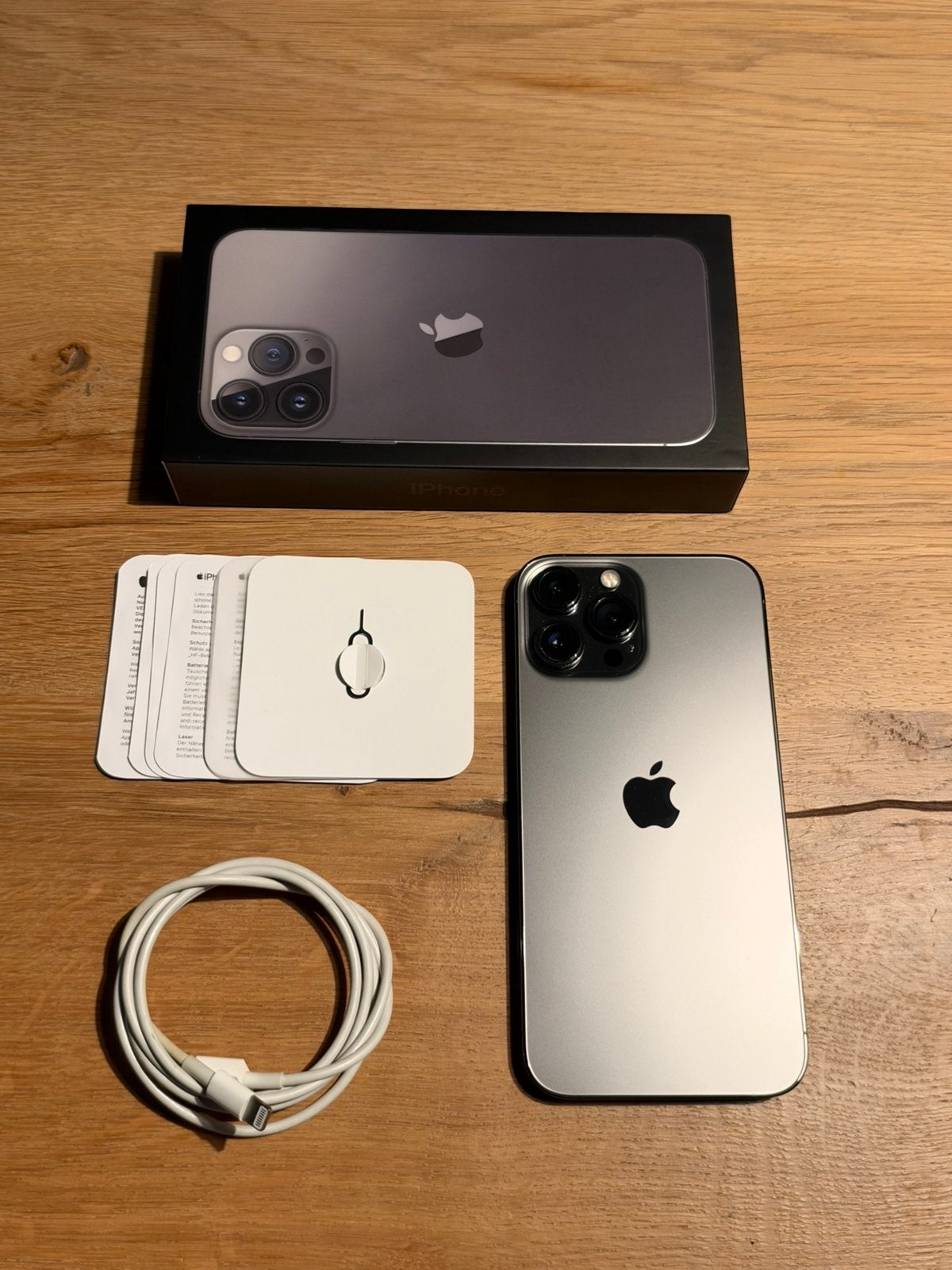 Zo Goed Als Nieuw iPhone 13 Pro Max 256GB Grafiet, Telecommunicatie, 80 %, Zonder simlock, Grijs, Zonder abonnement
