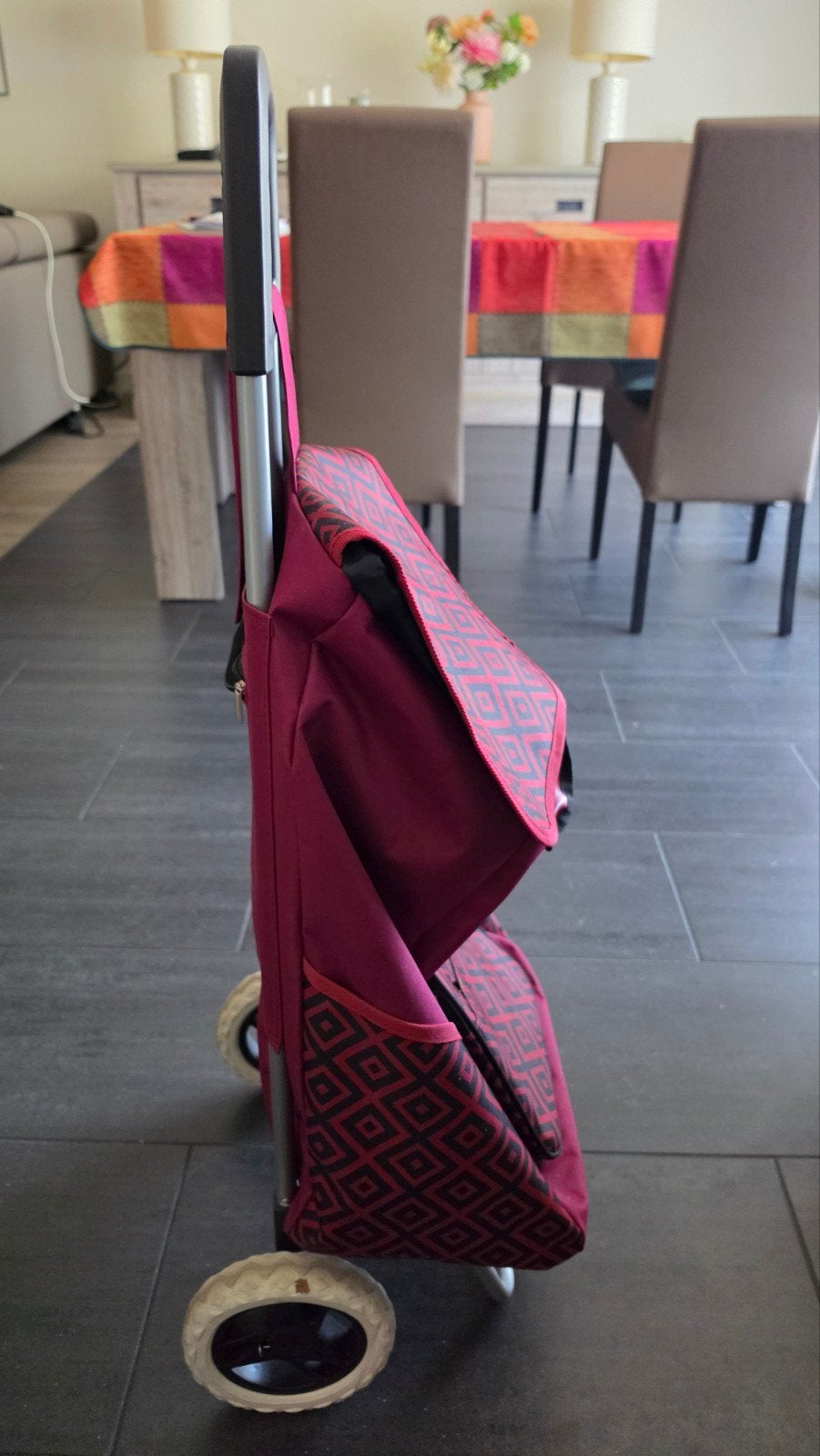 Boodschappentrolley, Ophalen, Zwart