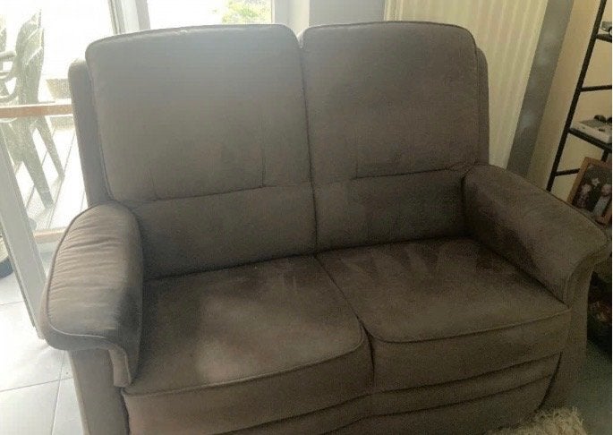 Tweezit zetel, Ophalen, Gebruikt, Tweepersoons, 75 tot 100 cm