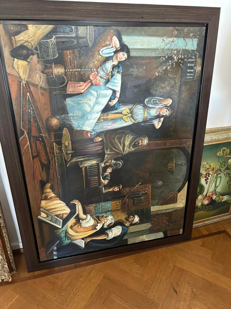 3 tableau et une table à acheter séparément ou ensemble, Enlèvement, Comme neuf, Tableau