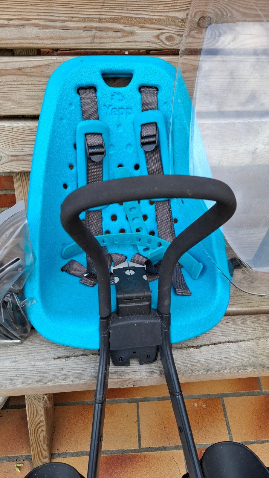 Yepp - blauw met windscherm, Fietsen en Brommers, Ophalen