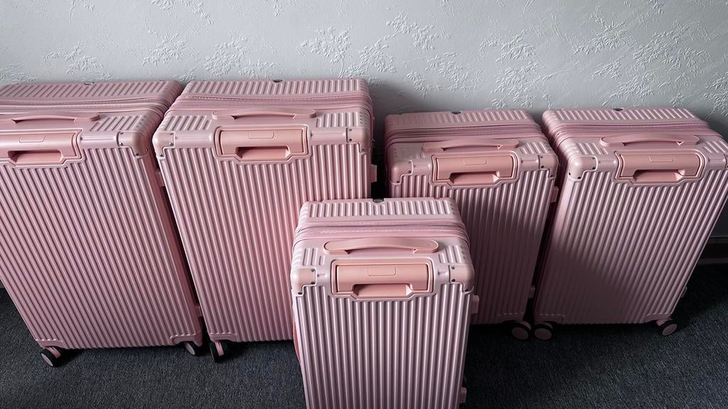 Lots de 5 valises, Wieltjes, Overige materialen, Ophalen of Verzenden, Zo goed als nieuw