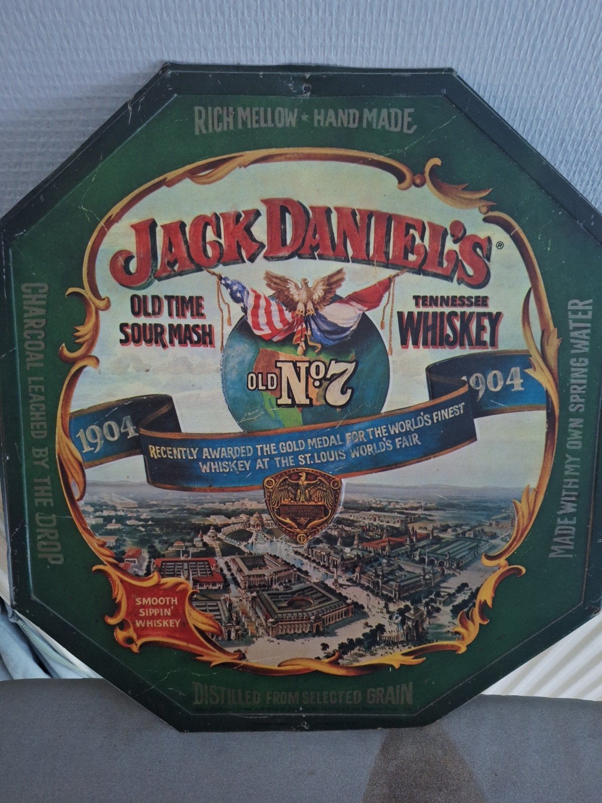 Metalen reclame bord jack Daniel's, Enlèvement ou Envoi