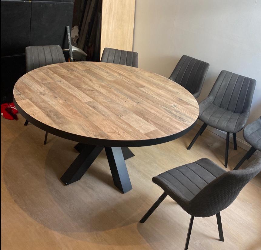 Tafel + stoelen, Enlèvement, Comme neuf