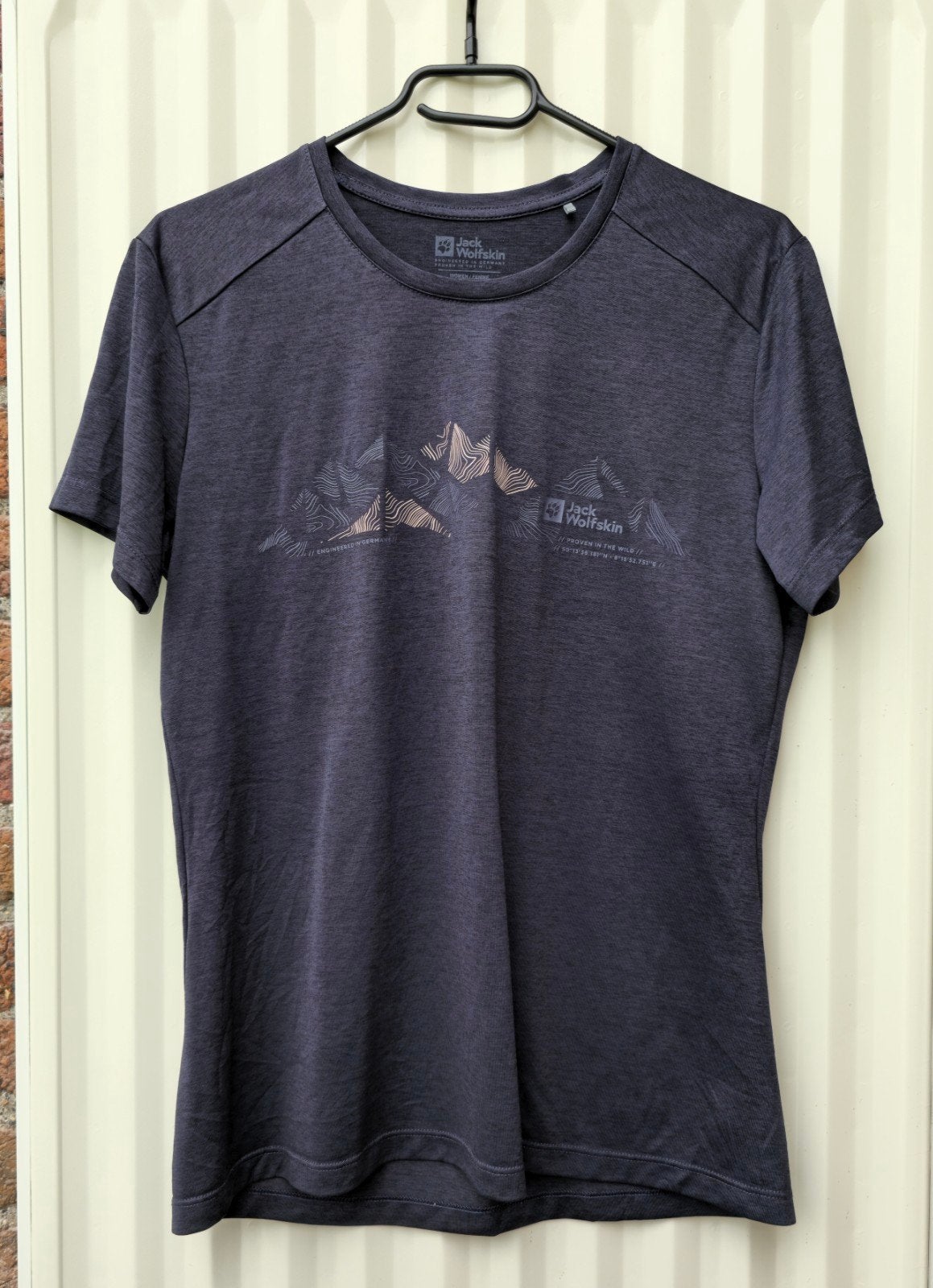 T-shirt de sport graphite Jack Wolskin M neuf, Neuf, Taille 38/40 (M), Enlèvement ou Envoi, Autres types