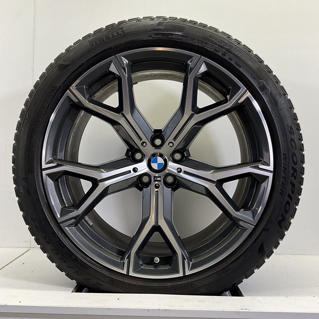 BMW X5 G05 X6 G06 BREEDSET VELGEN + WINTERBANDEN 21 INCH ORI, Pneus et Jantes, Pneus hiver, Véhicule de tourisme, 275 mm
