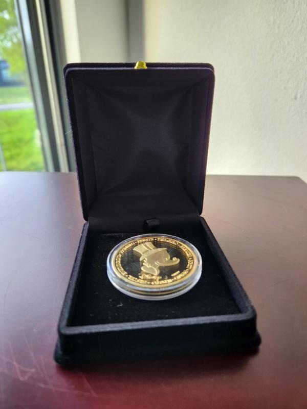 Walt Disney Dagobert Duck Eerste Euro Goud Munt, Collections, Disney, Comme neuf, Autres types, Donald Duck, Enlèvement