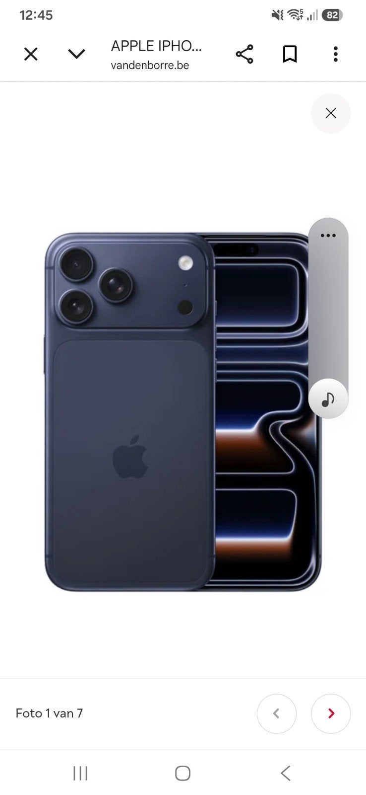 I phone 17 pro 256 GB, Telecommunicatie, Ophalen, 256 GB