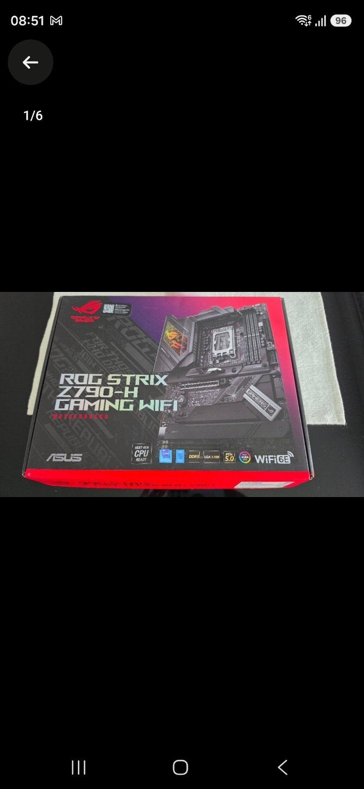 ASUS ROG STRIX Z790-H GAMING WI-FI Carte mère, Informatique & Logiciels, Enlèvement