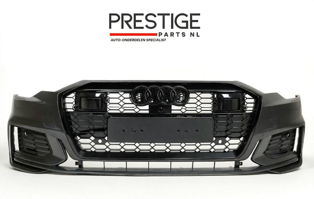 VOORBUMPER AUDI A6 C8 S-LINE 6xPDC KLS ORIGINEEL BUMPER 4K0, Auto-onderdelen, Gebruikt, -, Voor, Bumper