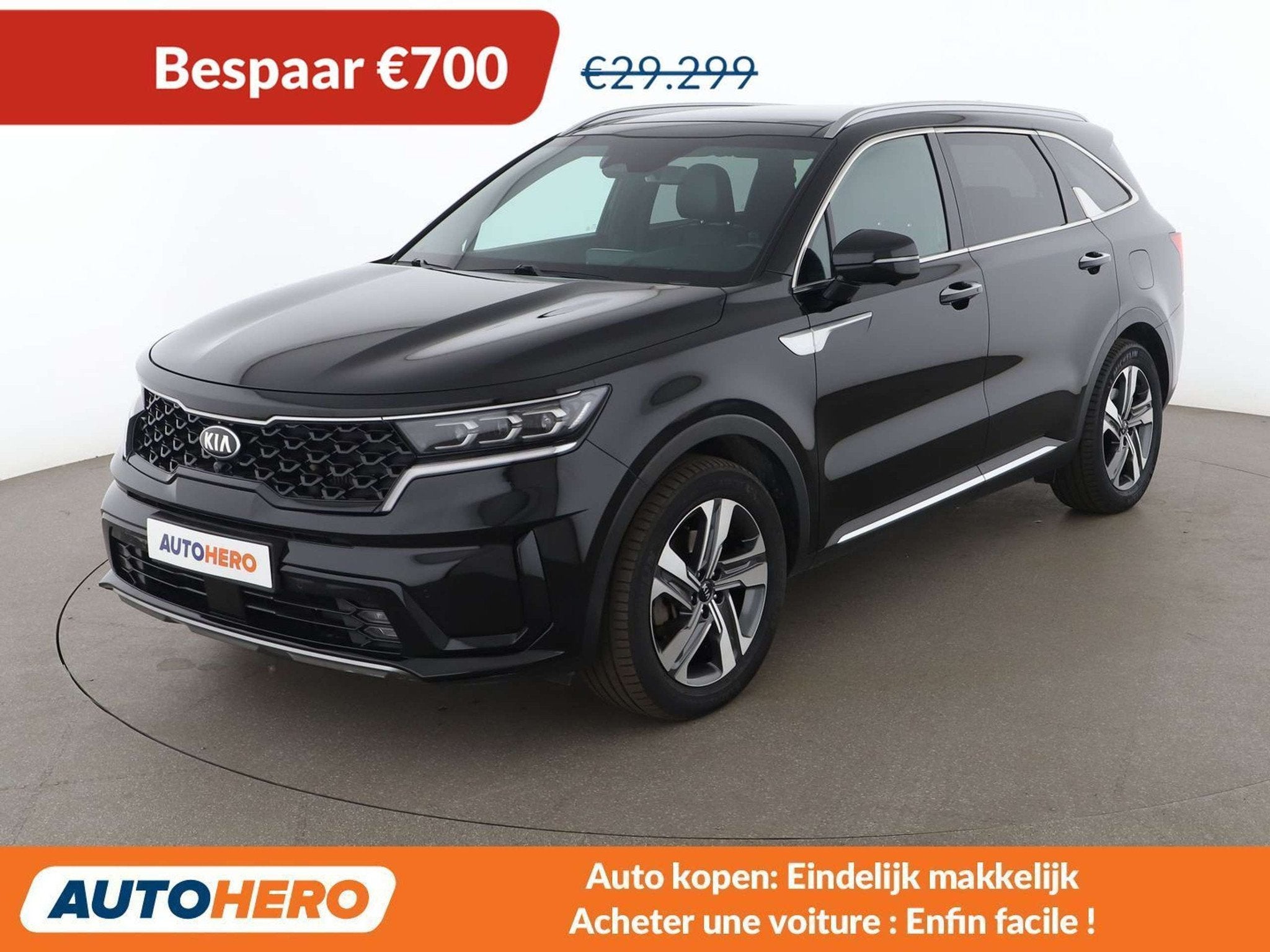 Kia Sorento 1.6 TGDI Plug-in Hybrid Platinum 4WD, Autos, Kia, Cuir, Achat, Euro 6, 5 portes