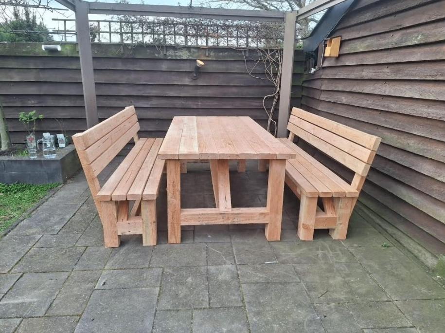 Tuintafels - gloednieuw en stevig, Ophalen of Verzenden, Nieuw, Rechthoekig, Hout