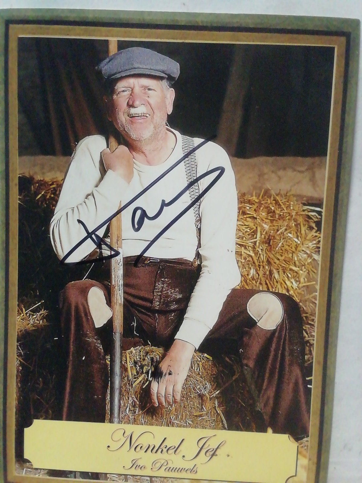 Foto's  van nonkel Jef met originele handtekeningen, Verzamelen, Ophalen of Verzenden