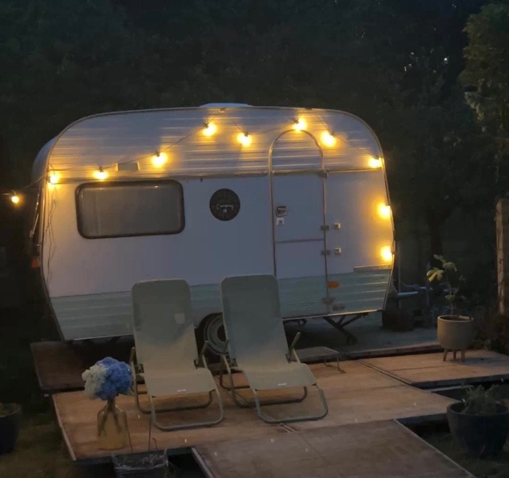 Caravane rétro Münsterland 330 (650 kg), Entreprise, Jusqu'à 4 m, LMC et Münsterland, Lit transversal