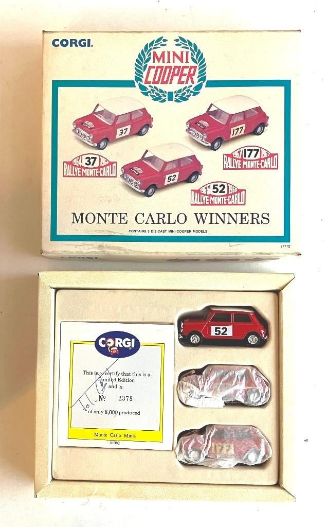 Monte Carlo winners JOHN COOPER signed Corgi  # 97712., Enlèvement ou Envoi, Comme neuf, Voiture, Corgi