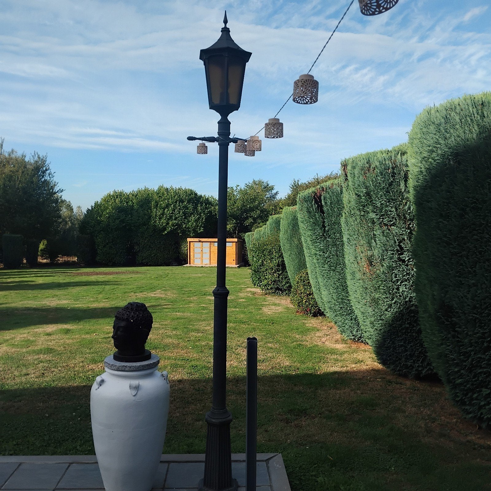lampadaire a vendre 245 pièces x2, Jardin & Terrasse, Enlèvement, Utilisé, Lampadaire