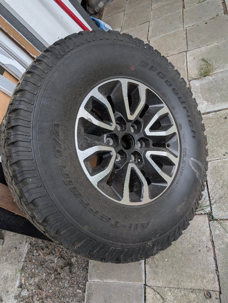 bfgoodrich band met velg ford f150, Ophalen