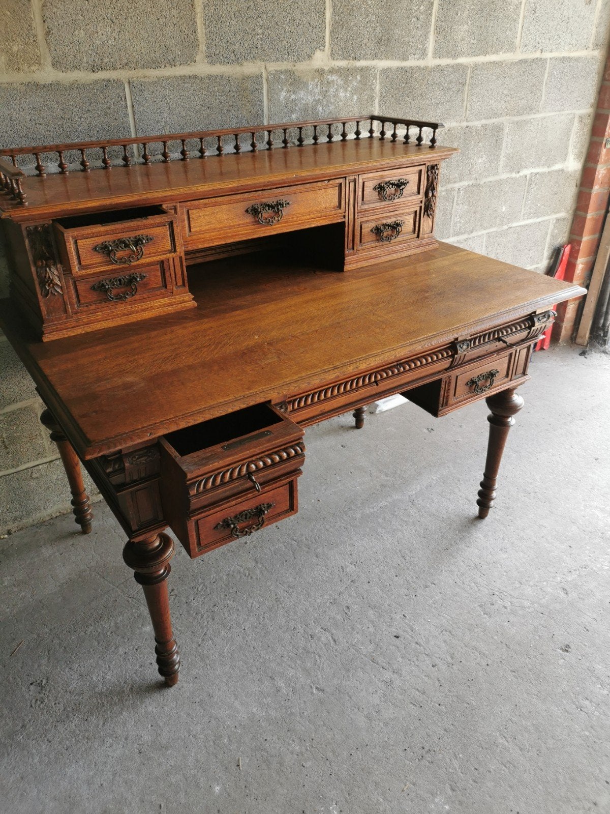 antieke Franse secretaire, Ophalen