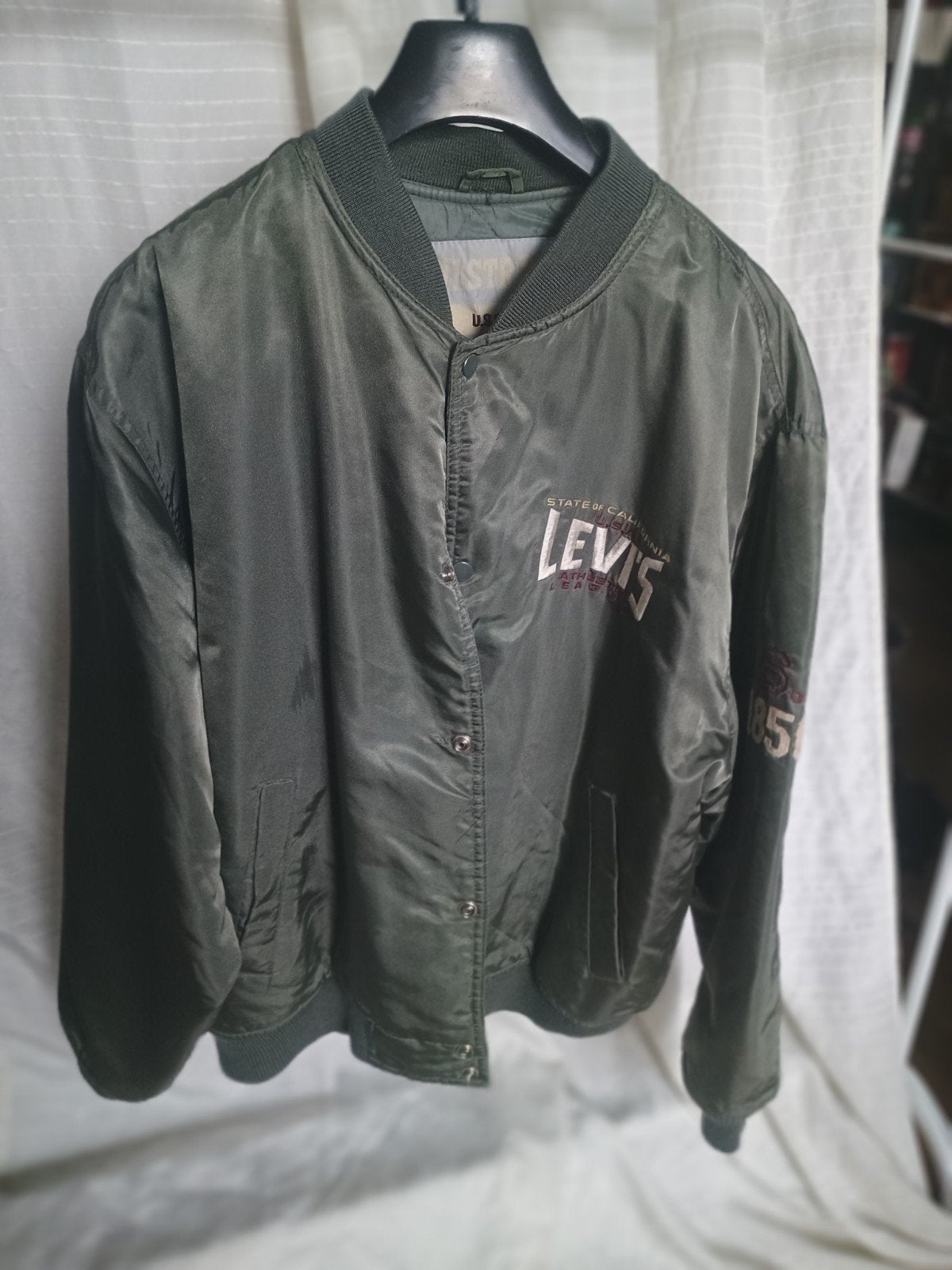 Levi's Strauss Old School jas, maat XL, kleur kaki., Levi's Strauss, Maat 56/58 (XL), Ophalen of Verzenden, Zo goed als nieuw