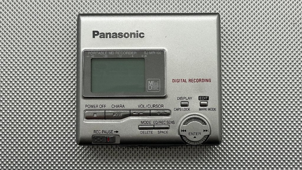 Panasonic Minidisc SJ-MR100, Audio, Tv en Foto, Ophalen, Minidisc-speler