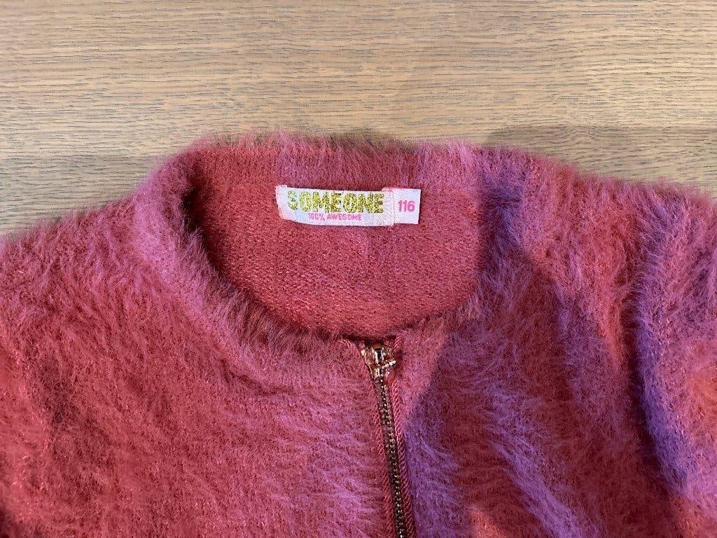 Someone roos vestje meisje 116 - 6 jaar, Kinderen en Baby's, Gebruikt, Meisje, Trui of Vest, Ophalen of Verzenden