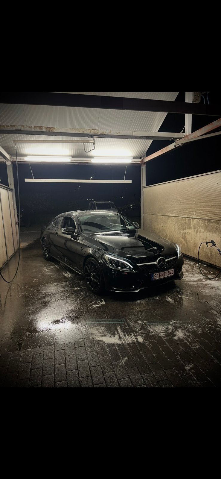 Mercedes c200 benzine, Auto's, 4 zetels, 4 cilinders, Zwart, Particulier