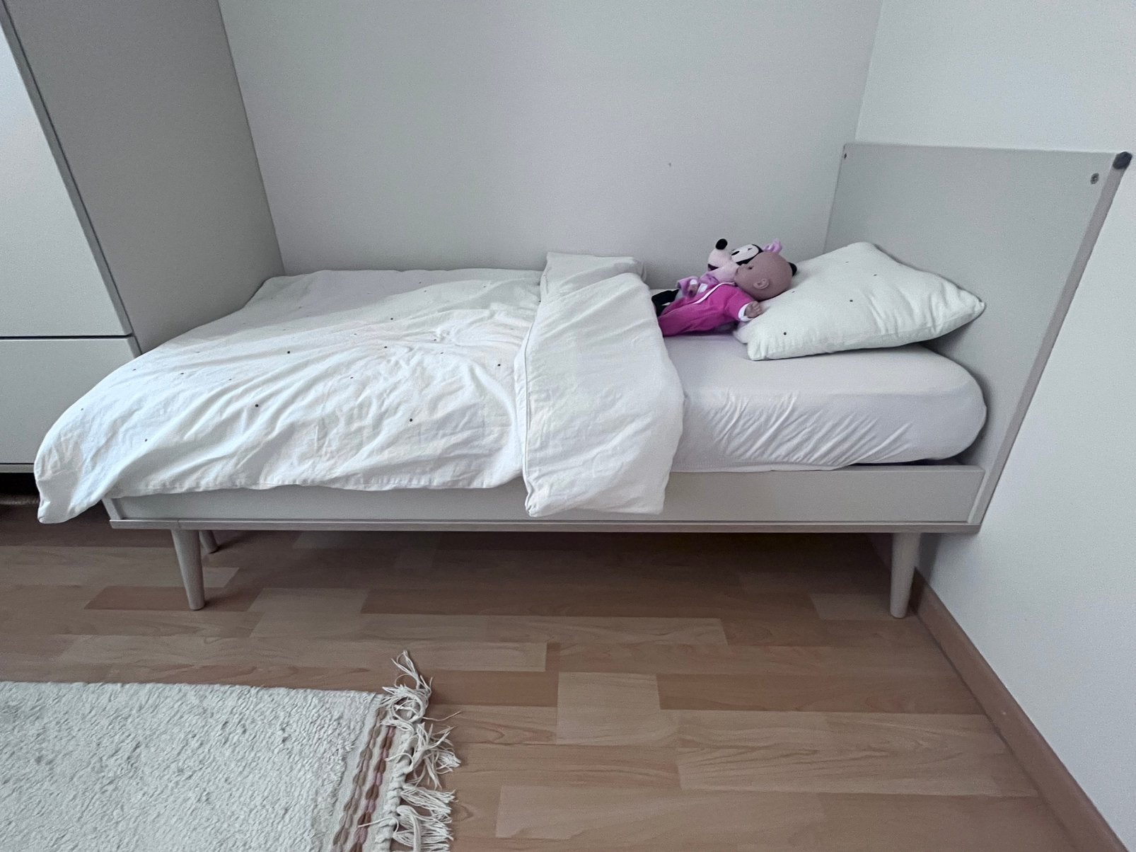 QUAX FLOW OAK BED 70 x 140, Ophalen, Zo goed als nieuw, Matras