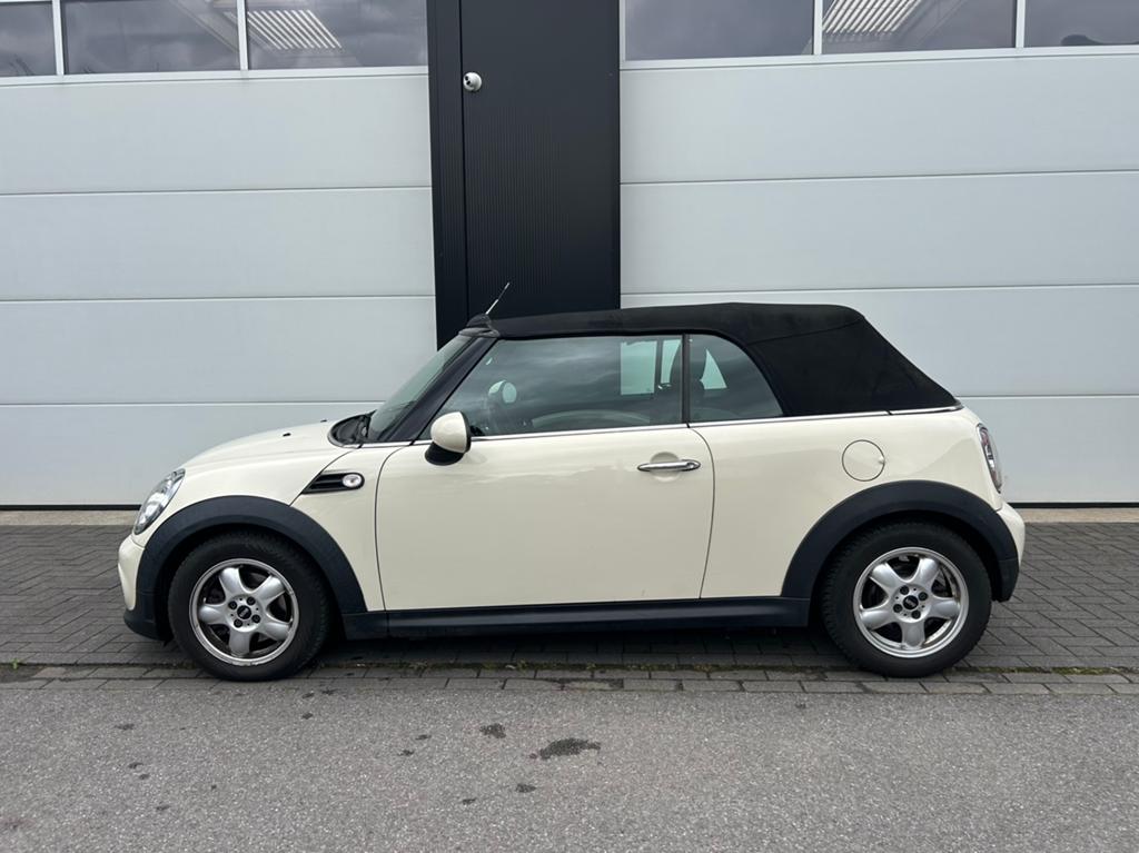 Mini Cooper D Cabrio 1.6 D / Cabrio, Auto's, Mini, Euro 5, Stof, Zwart, Overige kleuren