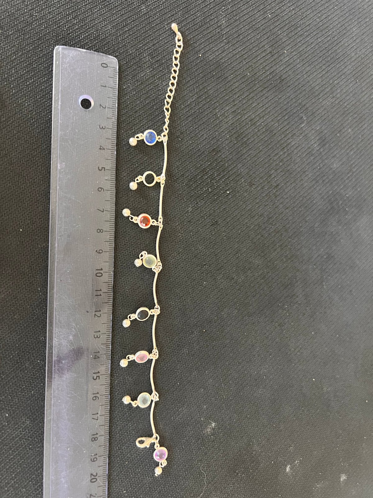 Armbandje met gekleurde steentjes, Collections, Enlèvement ou Envoi, Comme neuf