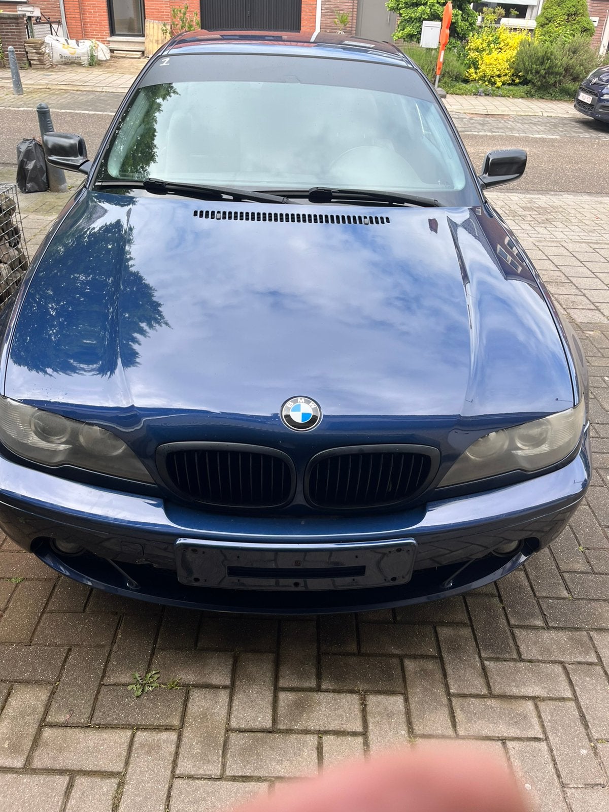 BMW 318ci e46 te koop, Auto's, 100 kW, Zwart, Blauw, Leder