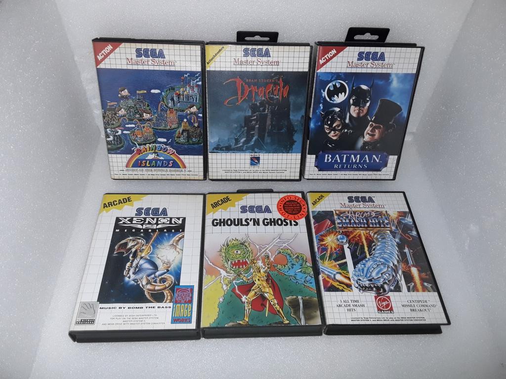 Sega master system Dracula , rainbow islands ,batman returns, Ophalen of Verzenden, Master System