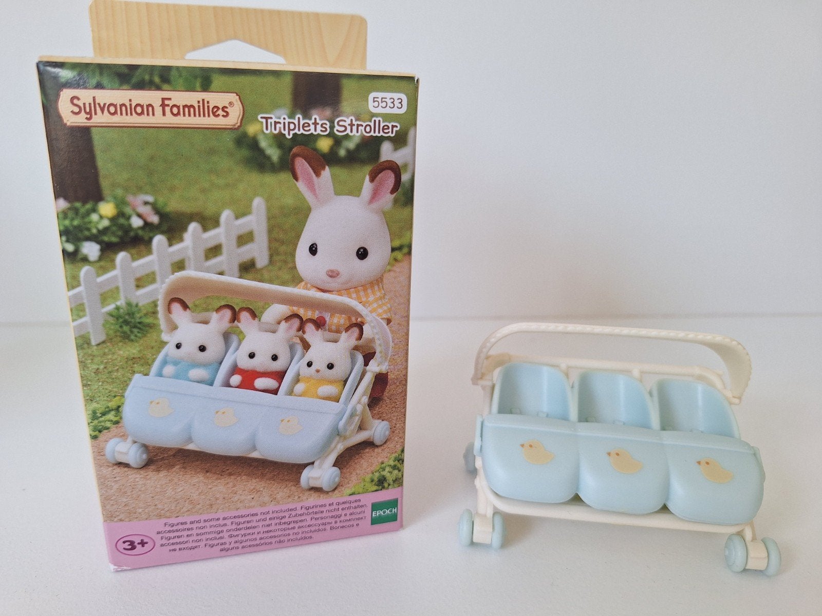 sylvanian wandelwagen drieling, Kinderen en Baby's, Speelgoed | Poppenhuizen, Ophalen of Verzenden