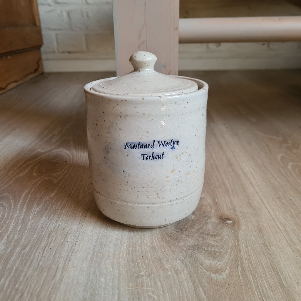 Mosterd pot Wostyn, Ophalen of Verzenden