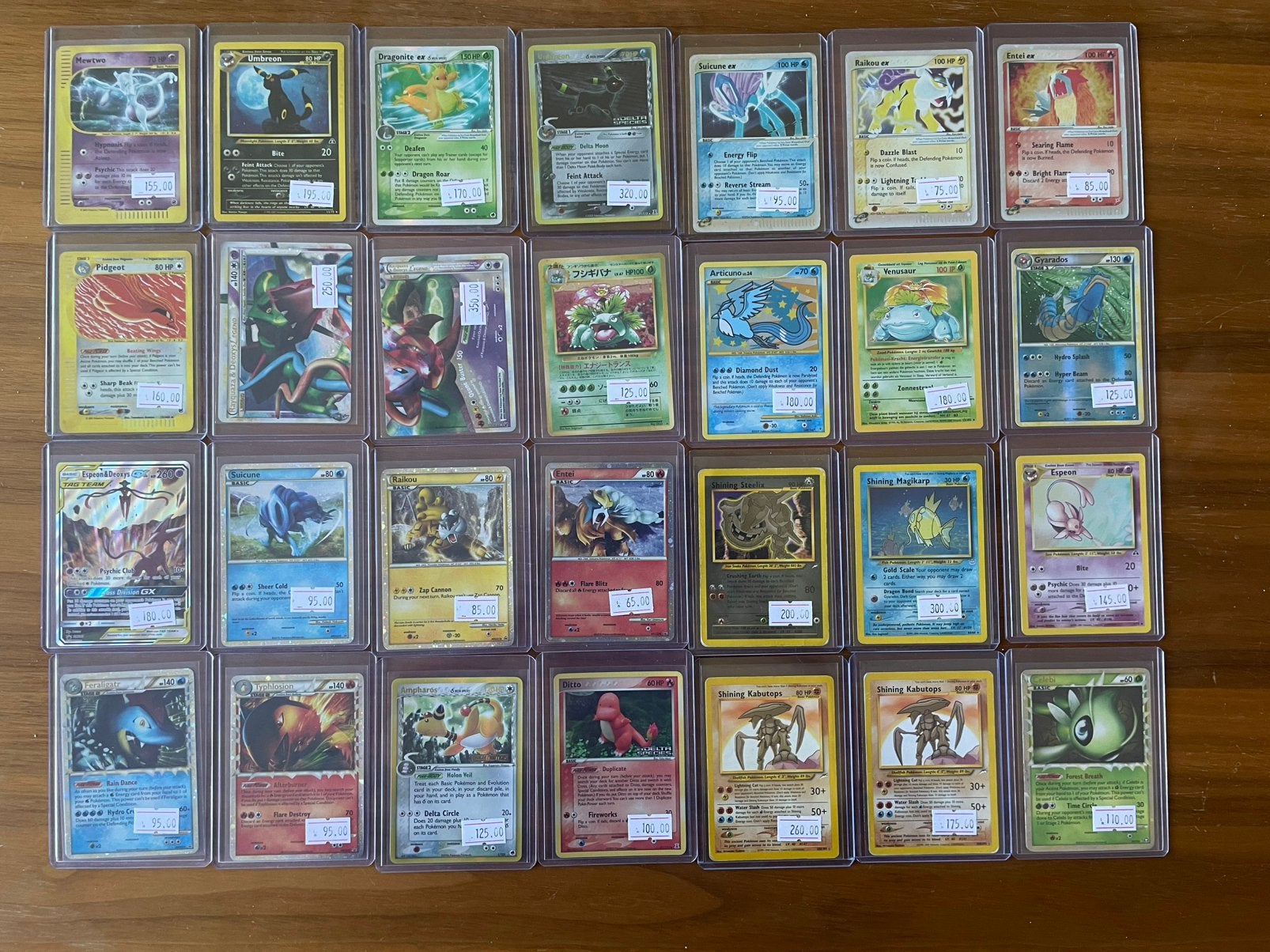 Pokemon Vintage Kaarten Te Koop, Ophalen of Verzenden, Zo goed als nieuw, Meerdere kaarten, Foil