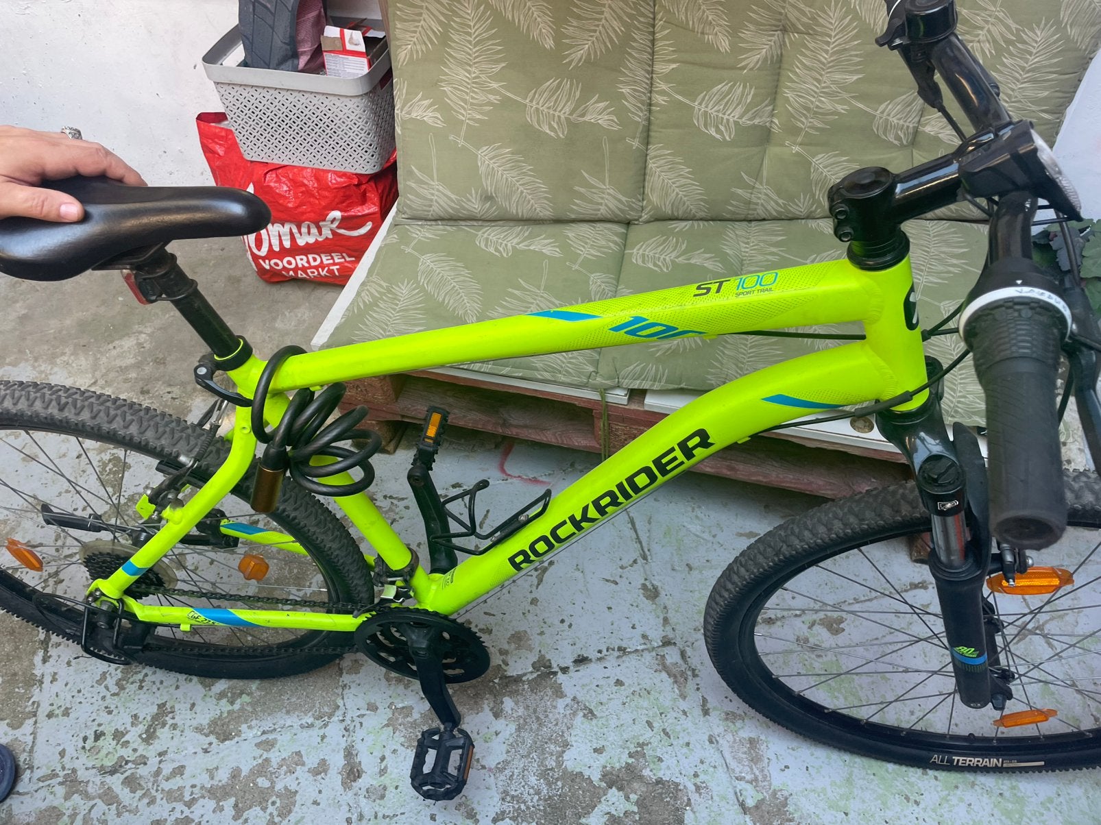 Decathlon Rockrider ST 100 Mountainbike - Fluo Geel, Fietsen en Brommers, Ophalen, Nieuw