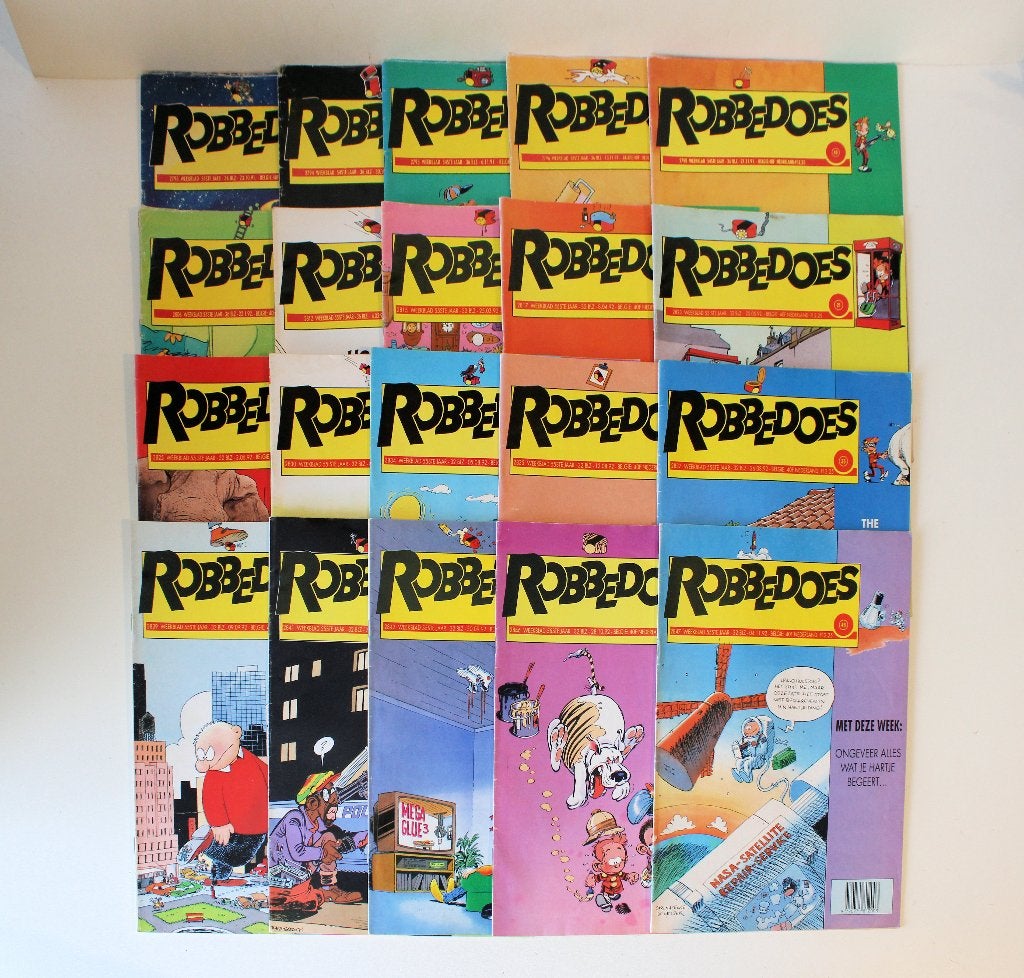 Robbedoes weekblad 20 nummers (1991-1992), Boeken, Gelezen, Ophalen of Verzenden, Robbedoes, Meerdere stripboeken