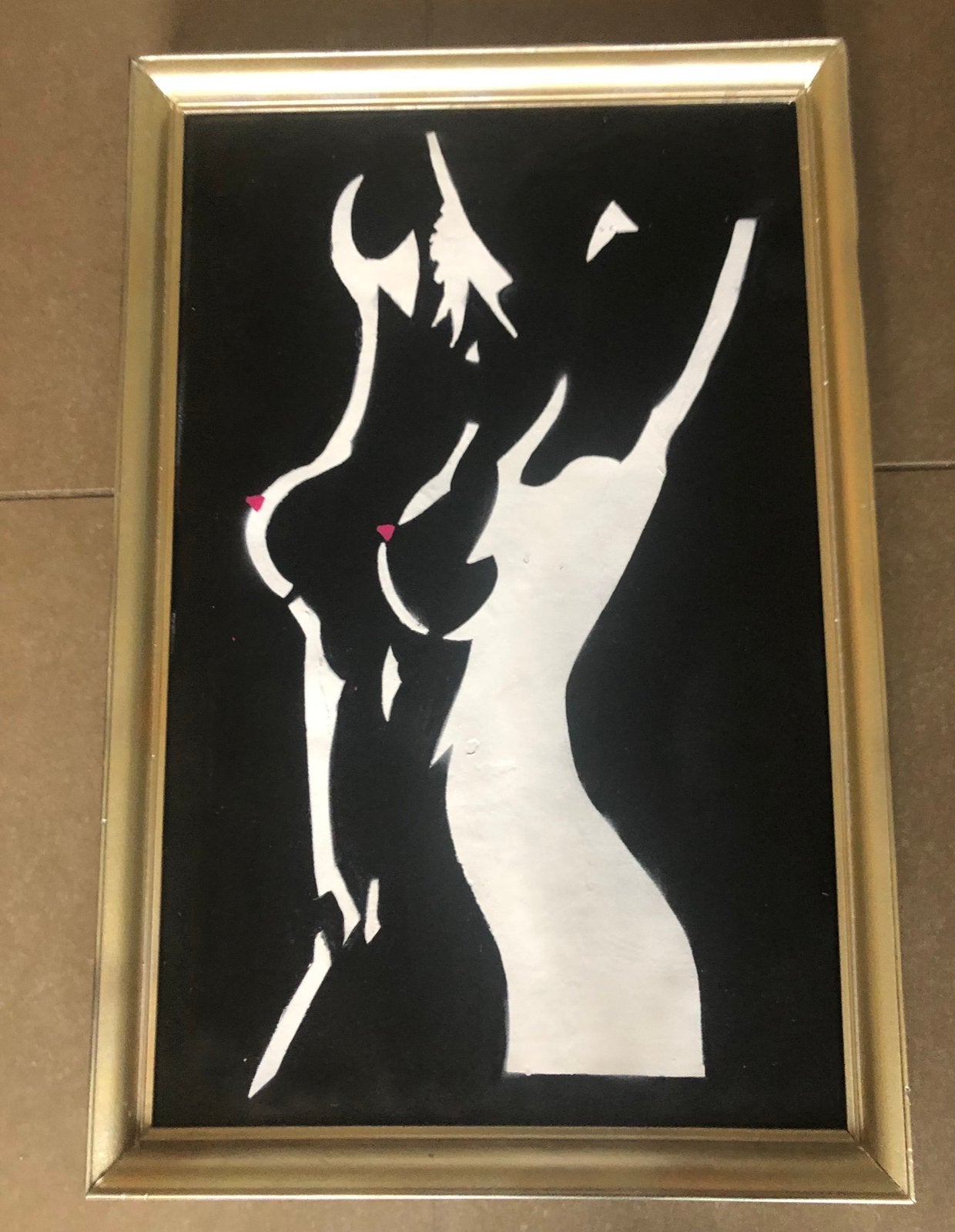 Modern art schilderij, Antiek en Kunst, Ophalen