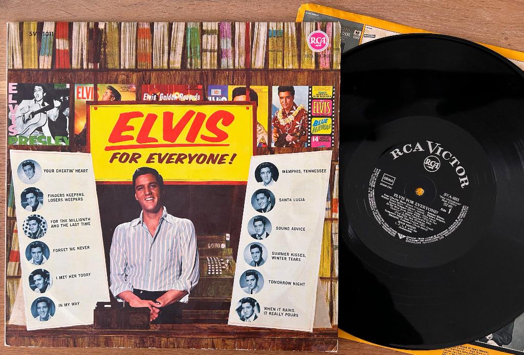 ELVIS PRESLEY - Elvis for everyone! ( LP ), Cd's en Dvd's, Verzenden, Originele persing, Zo goed als nieuw, Rock-'n-Roll