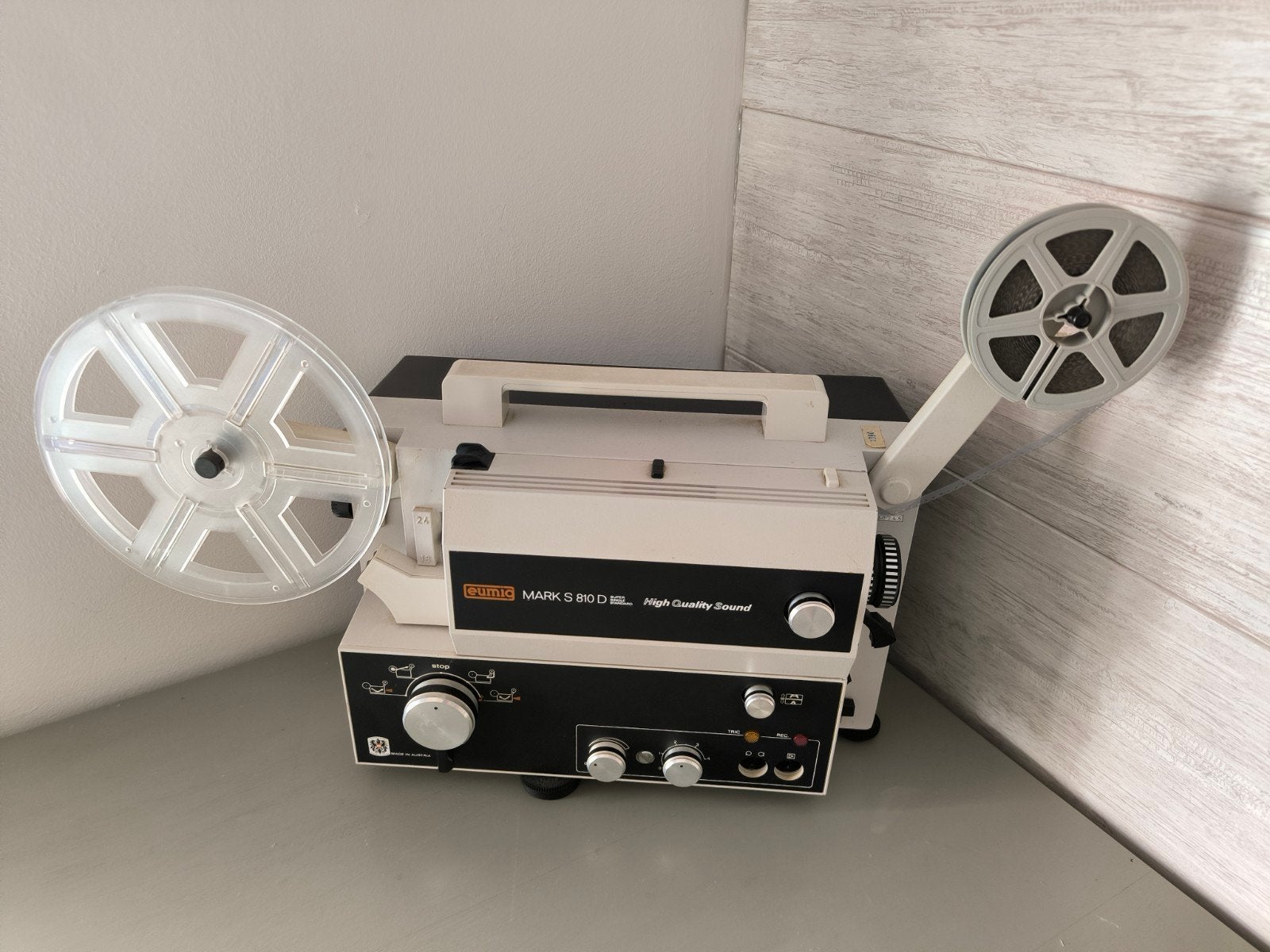 projecteur super 8 et un projecteur dia, Enlèvement, Utilisé