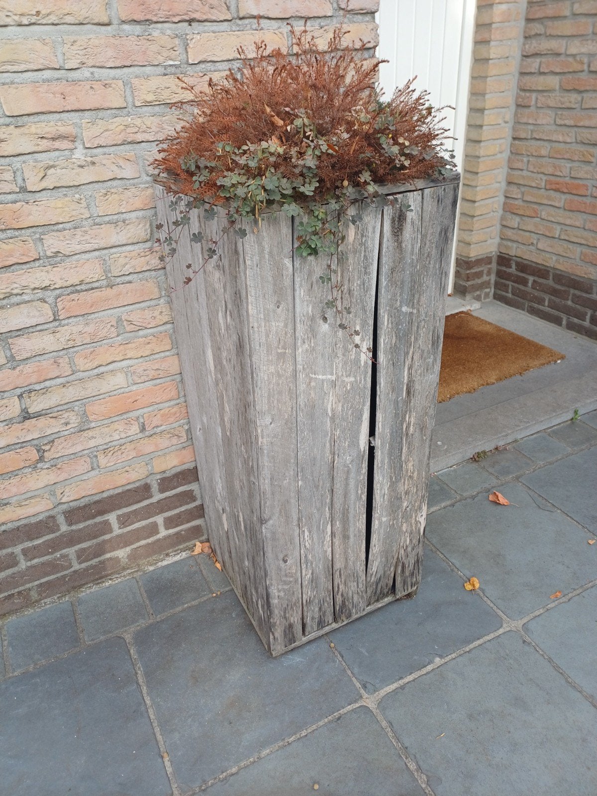 Houten bloembakken 2 stuks, Tuin en Terras, Ophalen