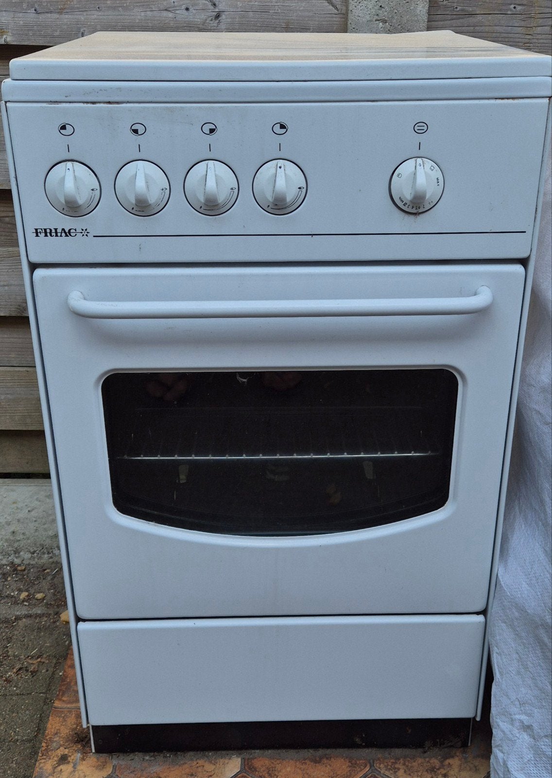 Oven + gasvuur, Elektronische apparatuur, Fornuizen, Ophalen, Gebruikt, 4 kookzones, Gas