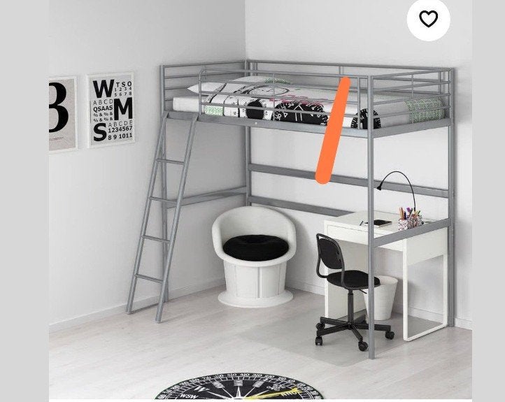 Hoogslaper ikea 140x200, Huis en Inrichting, Ophalen, Twijfelaar, Hoogslaper