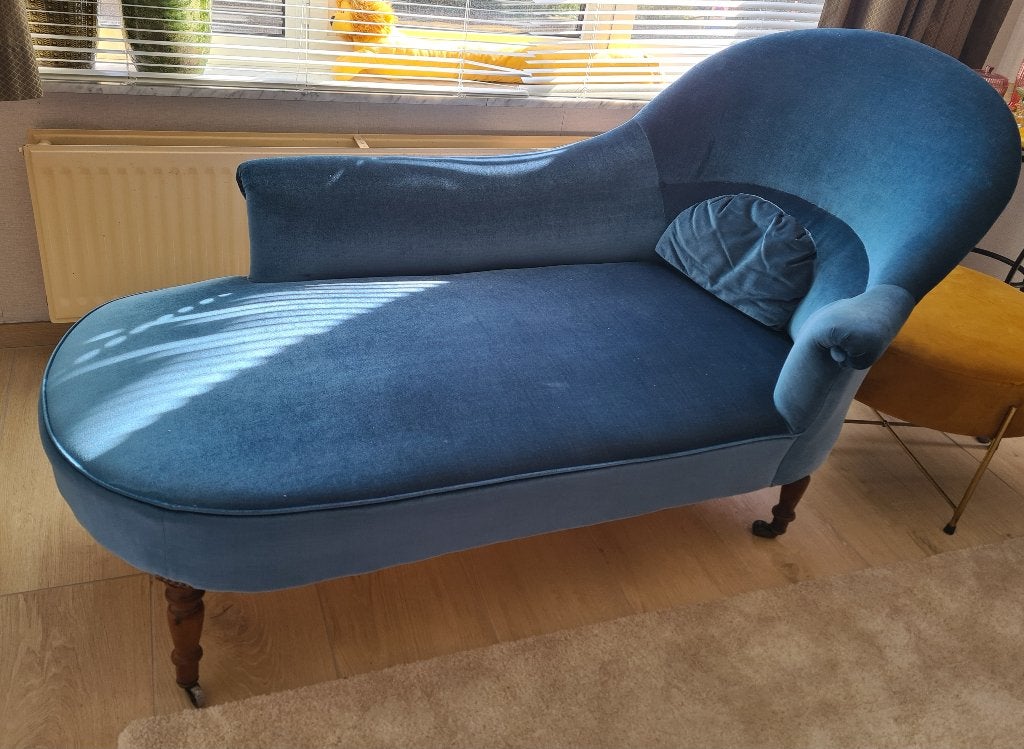Chaise longue ancienne, Maison & Meubles, Autres dimensions, Moins de 75 cm, 150 à 200 cm, Bois