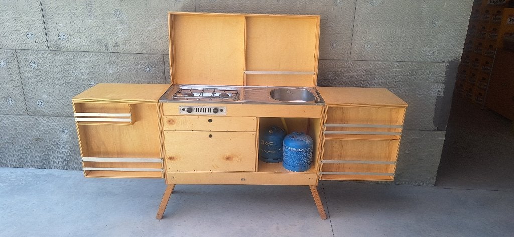 Buitenkeuken, Caravanes & Camping, Meubles de camping, Utilisé, Accessoire de mobilier de camping, Enlèvement