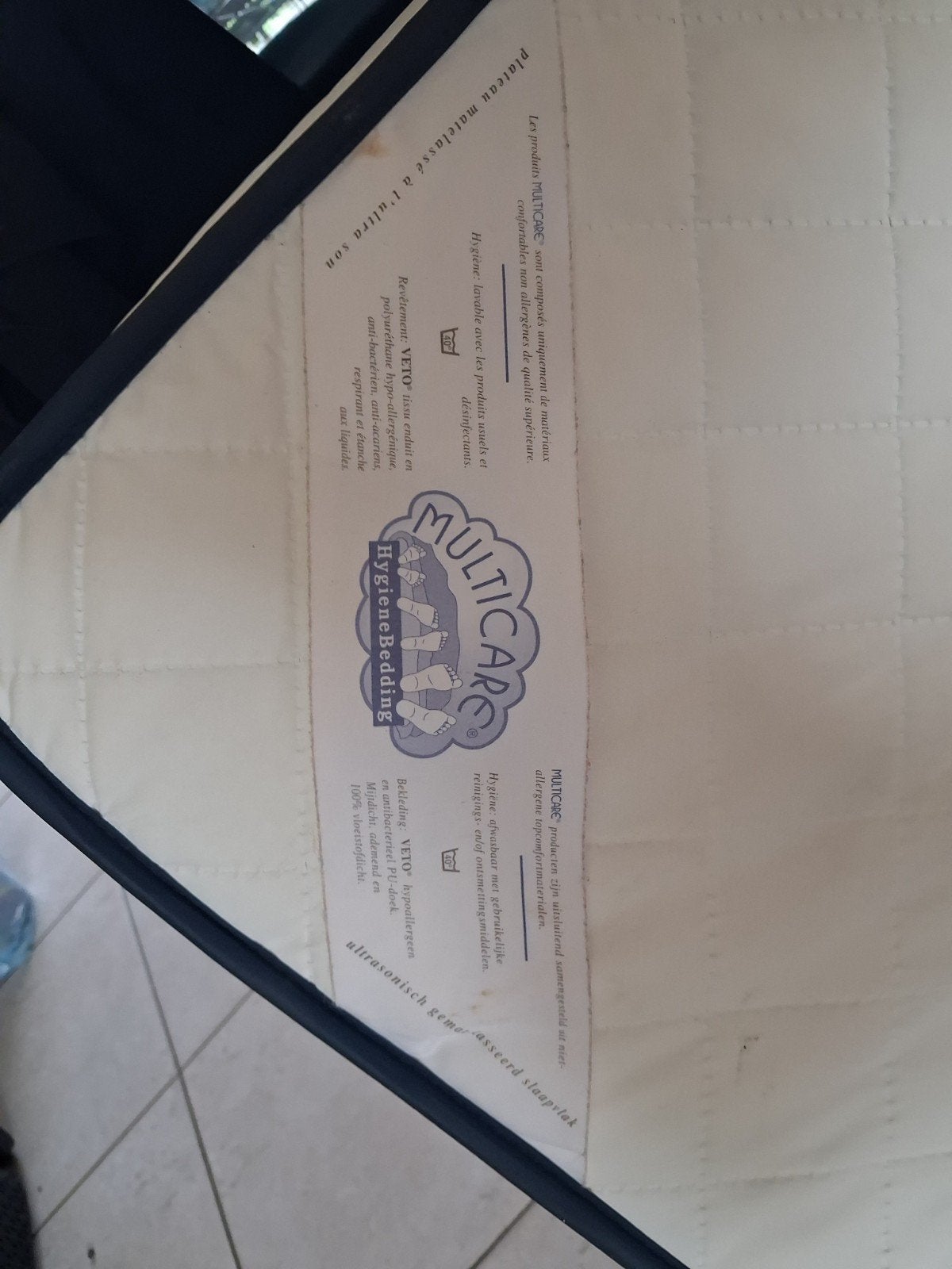 matras babybedje, Kinderen en Baby's, Ophalen, Gebruikt, 70 tot 85 cm, 140 tot 160 cm