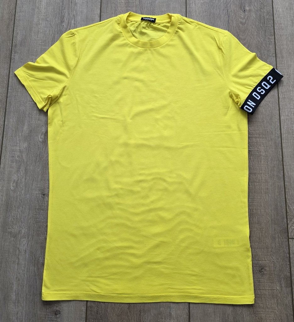 100% ORIGINEEL Dsquared2 t-shirt maat L, Neuf, Taille 52/54 (L), Dsquared2, Jaune