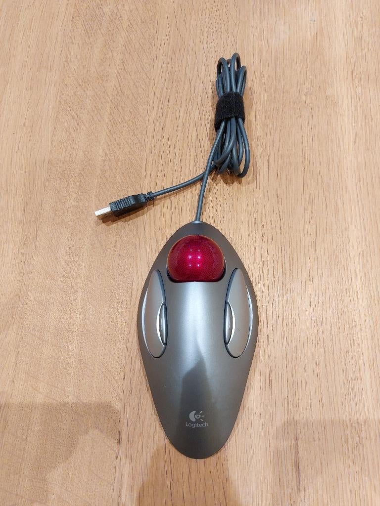 Souris/trackball Logitech Trackman Marble USB T-BC21, Ergonomique, Souris, Logitech G, Comme neuf